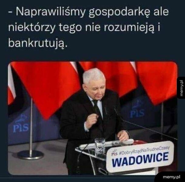 Niektórzy nie rozumieją i bankrutują