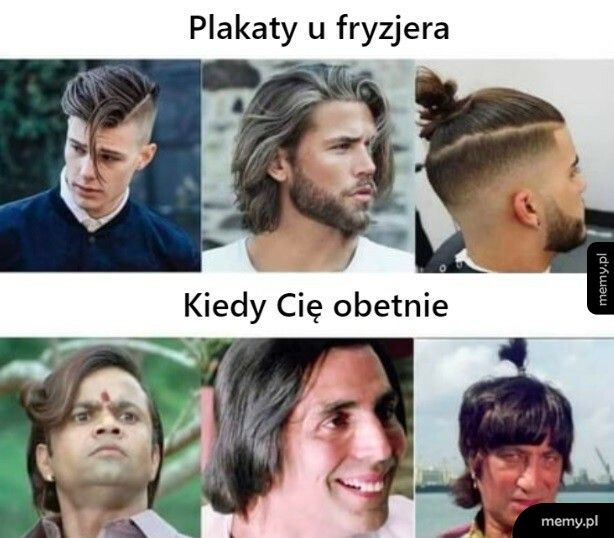 Plakaty u fryzjera