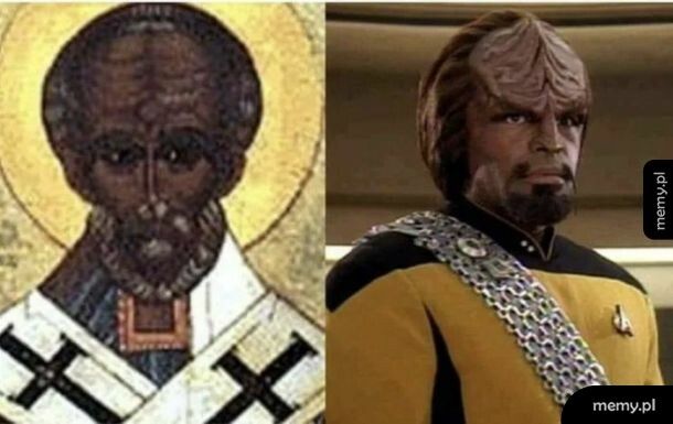 I wszystko jasne, św. Mikołaj był Klingonem