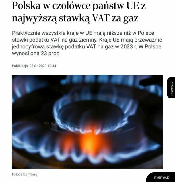 VAT na gaz
