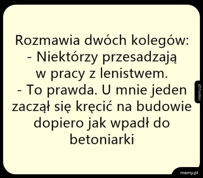 Leniwy pracownik