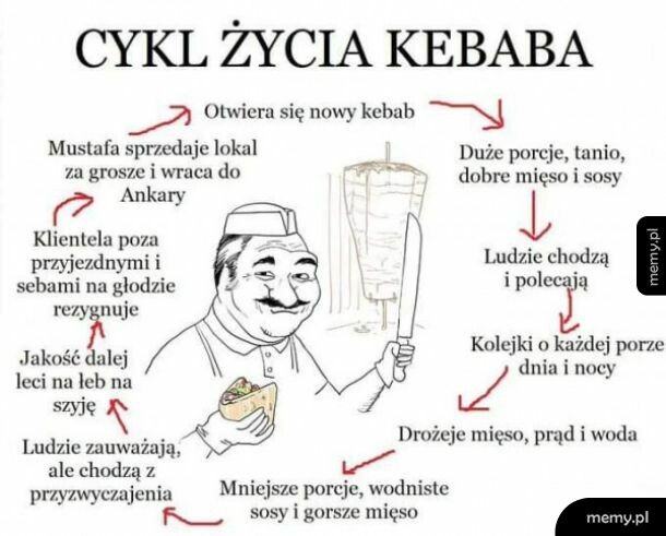 Cykl życia kebaba