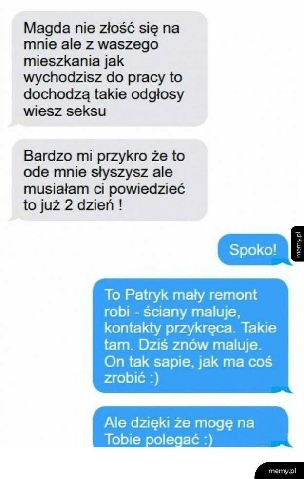 Dziwne odgłosy z mieszkania