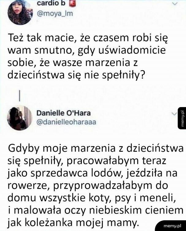 Marzenia z dzieciństwa