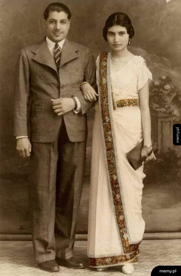 Zdjęcie ślubne rodziców Freddiego Mercury'ego