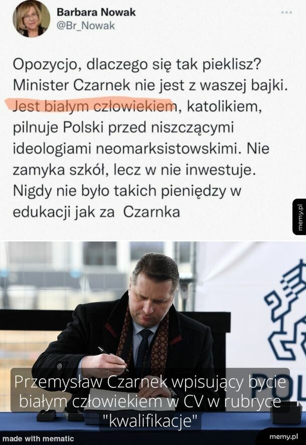 Jeśli biały i katolik to jest ok