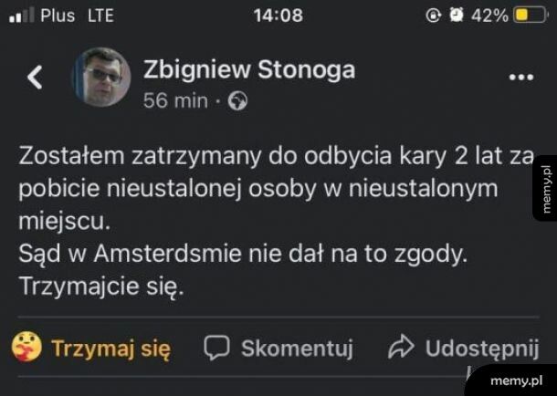 Zbychu jak zwykle