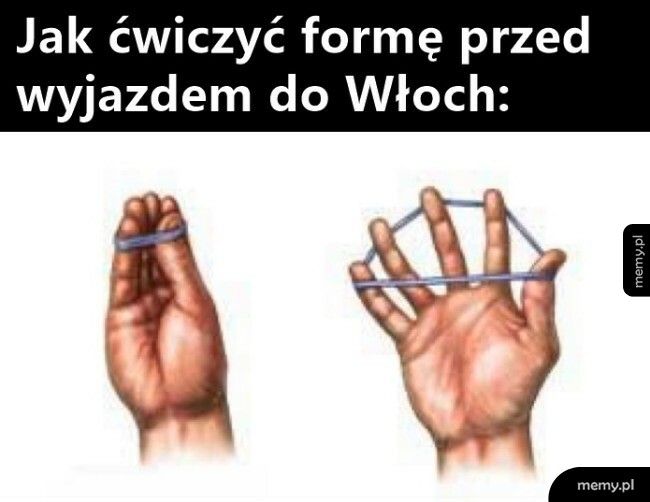 Forma przed wyjazdem do Włoch