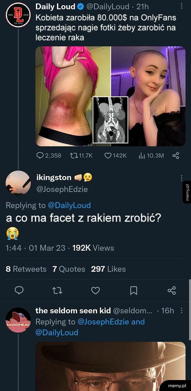 Kobieta sprzedawała fotki na onlyfansie, żeby zarobić na leczenie raka