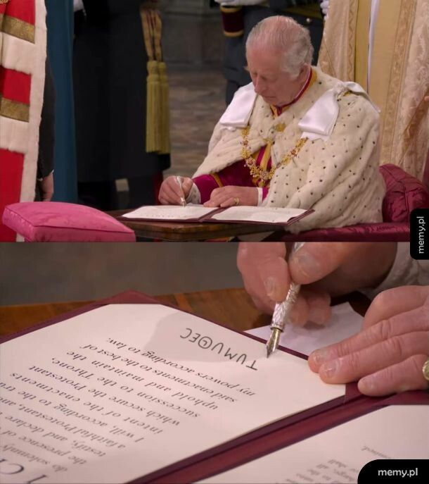 Królewski podpis