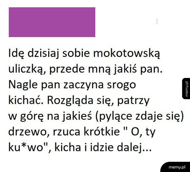 Z życia alergika