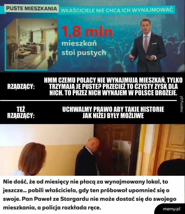 1,8 mln pustych mieszkań