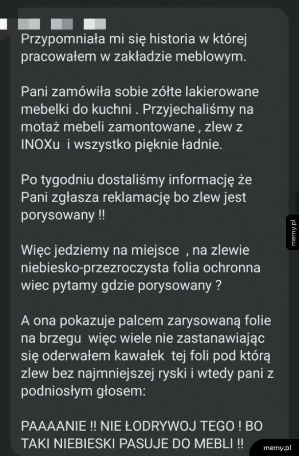 Reklamacja zlewu