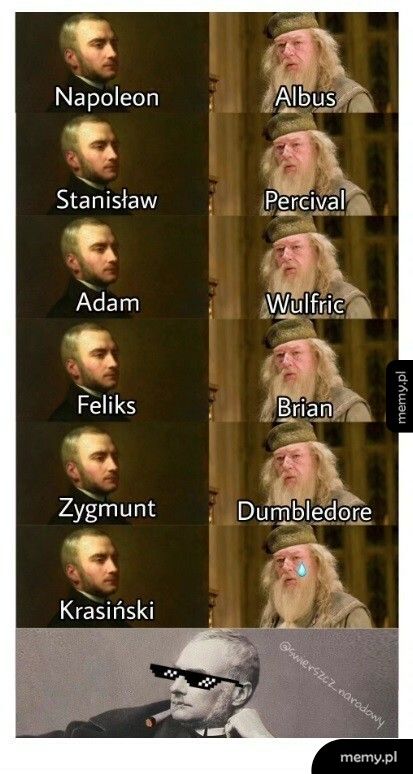 Krasiński vs. Dumbledore