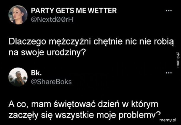 Męskie urodziny