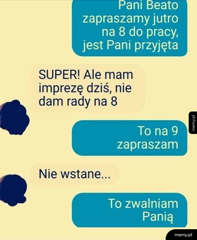 Szybka kariera pani Beaty