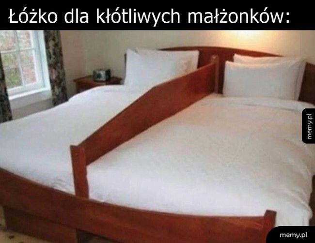 Łóżko dla kłótliwych