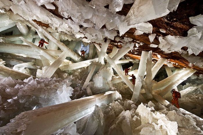 Kryształowa Jaskinia w Naica, Meksyk.