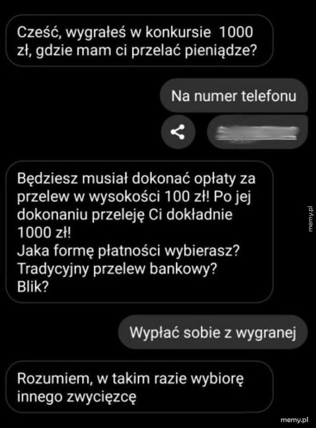 Wygrana w konkursie