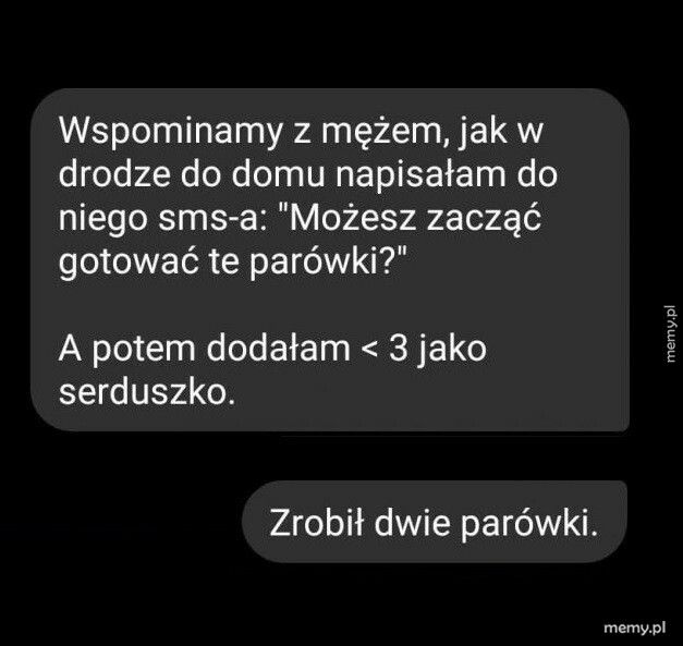 Wiadomość do męża