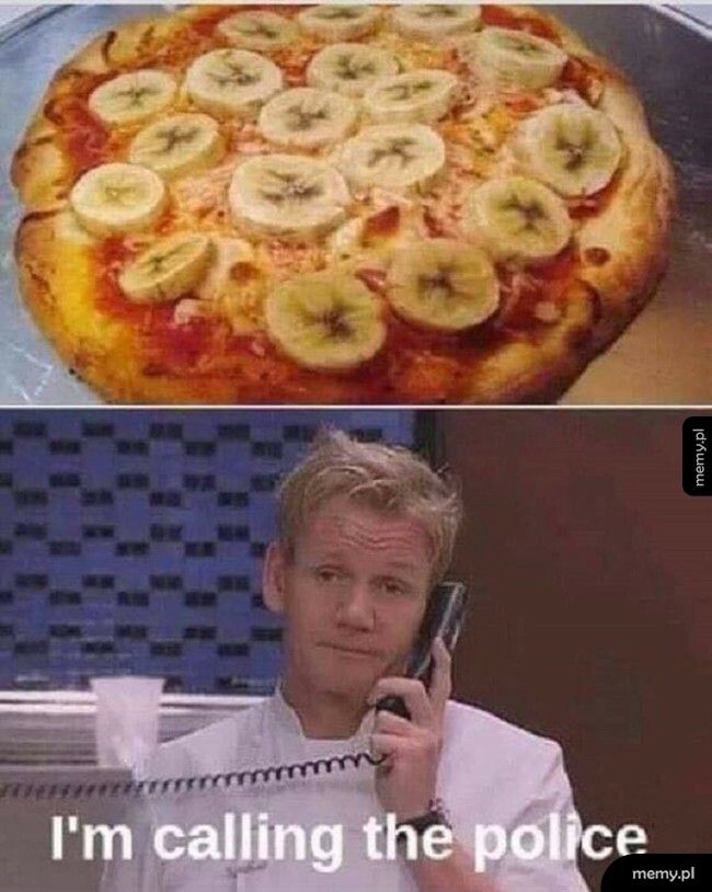Pizza z bananem