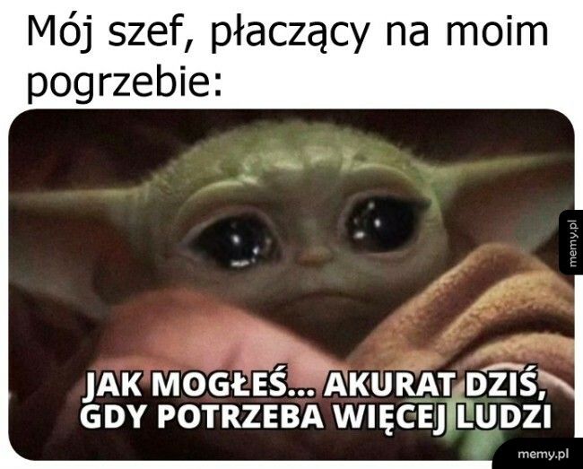 Szef na pogrzebie