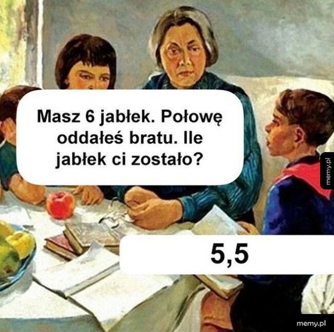 Zadanie z jabłkami