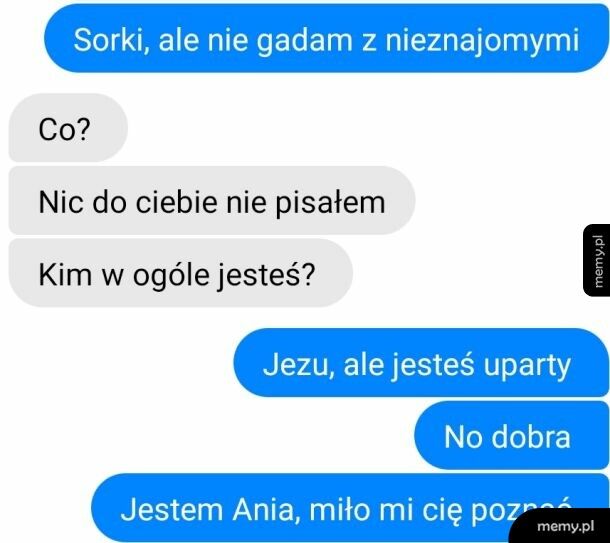 Nie gadam z nieznajomymi