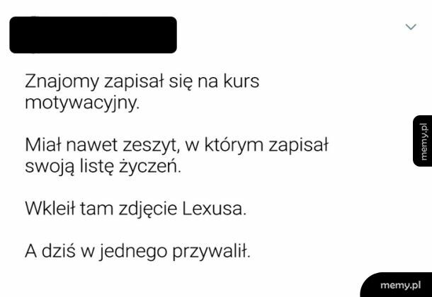 Niezła motywacja