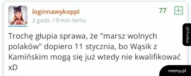 "Marsz wolnych Polaków"