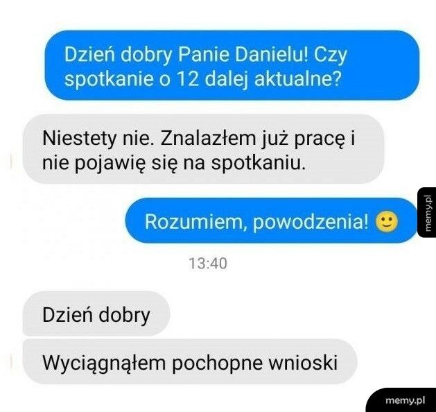 Odwołane spotkanie