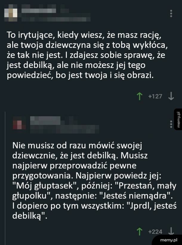 Jak powiedzieć dziewczynie, że jest debilem