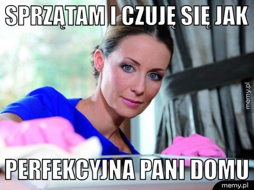 Sprzątam i czuję się jak PERFEKCYjna pani domu