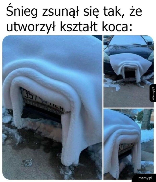 Koc ze śniegu