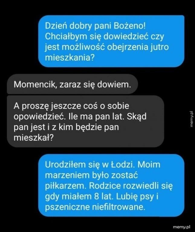 Kilka pytań do przyszłego najemcy