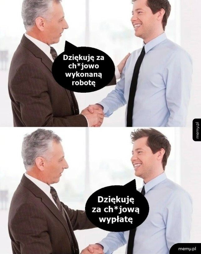 Podziękowania za współpracę