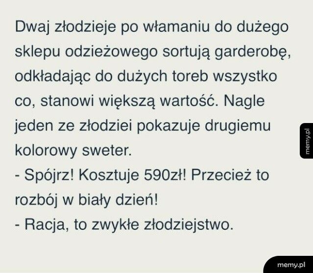 Przemyślenia złodziei