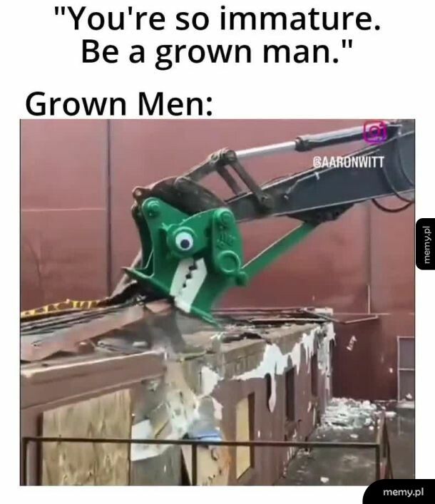 Grown man