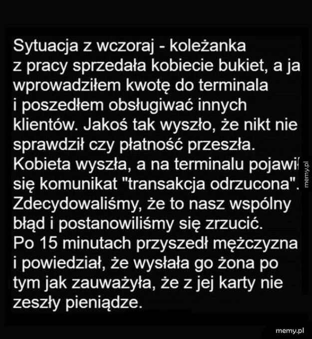 Problem z płatnością