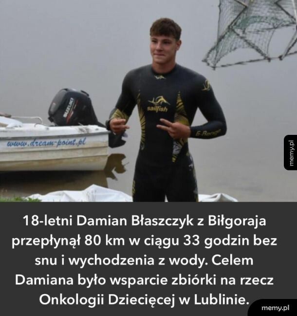 Mega szacun dla Damiana