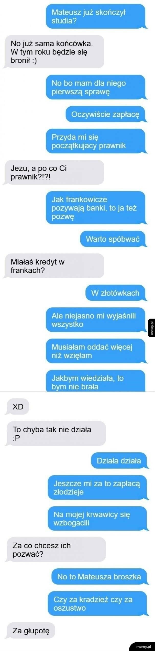 Pierwsza sprawa dla Mateusza