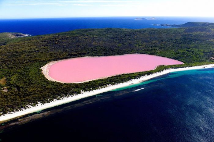 Jezioro Hillier, Australia.