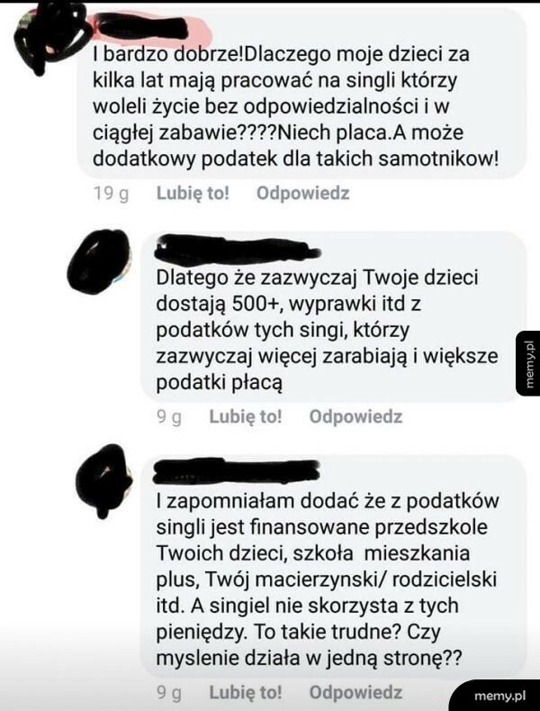 Fanka dodatkowego podatku dla singli