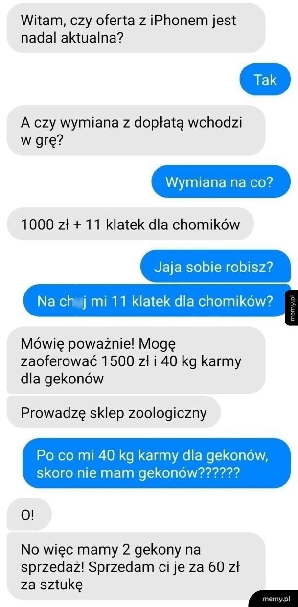 Wymiana z dopłatą