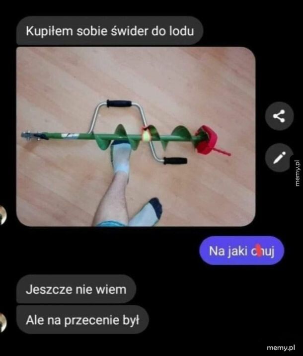 Świder do lodu