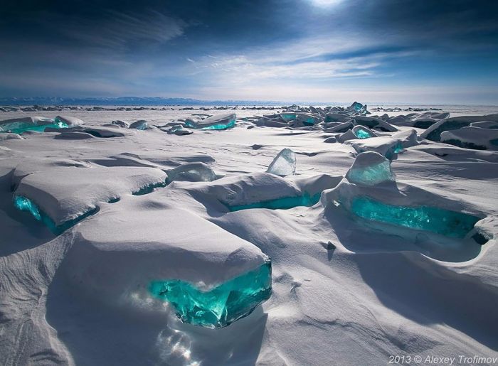 Jezioro Bajkał, Rosja.