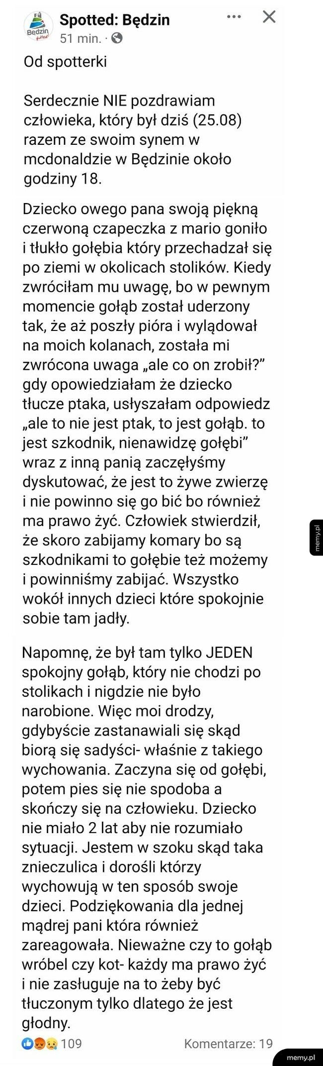 Przerażająca reakcja ojca na zachowanie syna.