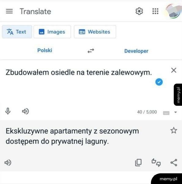 Osiedle na terenie zalewowym