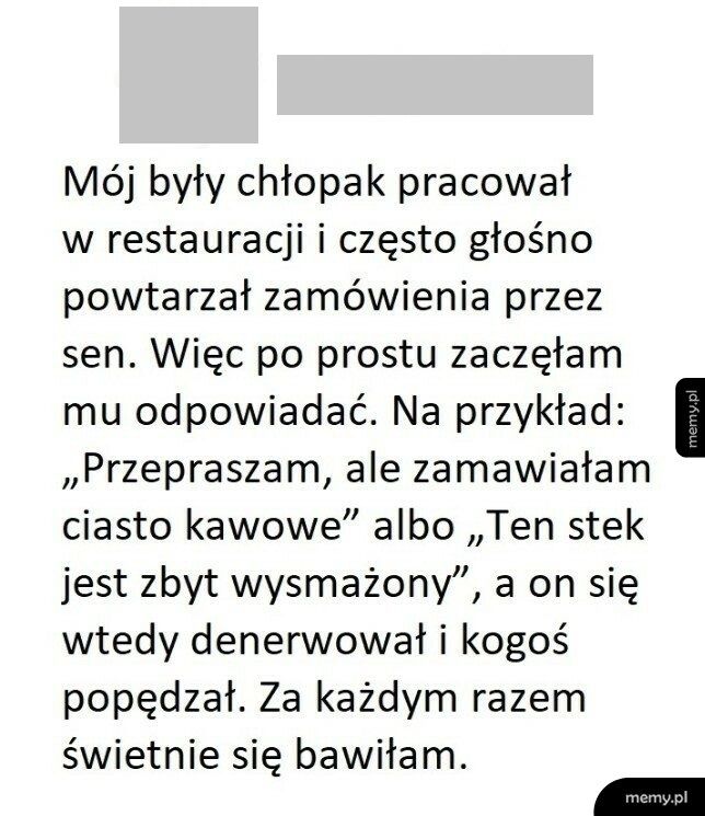 Gastronomiczne sny chłopaka