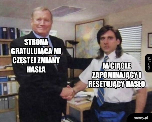 Częsta zmiana hasła